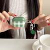 Korean Green Plaid for AirPods 1 /1 Protective Case Pro1 Wireless Bluetooth 1/1st Generation Earphone Case