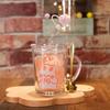 ZISIZ Cartoon Glass Straw Cup for Kids