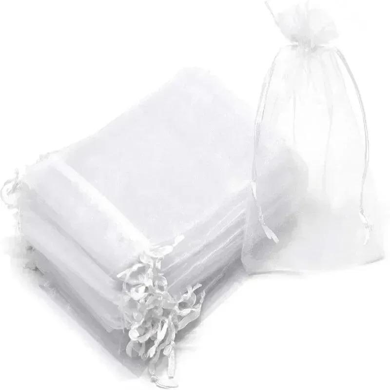 100PCS Fruit Protection Bags Anti-Bird Garden Netting Bags Strawberry Grapes Mesh Bag Plante Vegetable Netting Cover Garden Tool