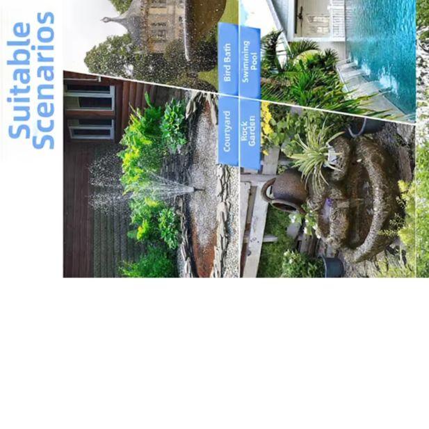 10W 9V Solar Fountain Courtyard Landscaping Bird Bath Water Circulation Pump 500 L/h Solar Fountain For Fish Ponds, Small Ponds China Mainland