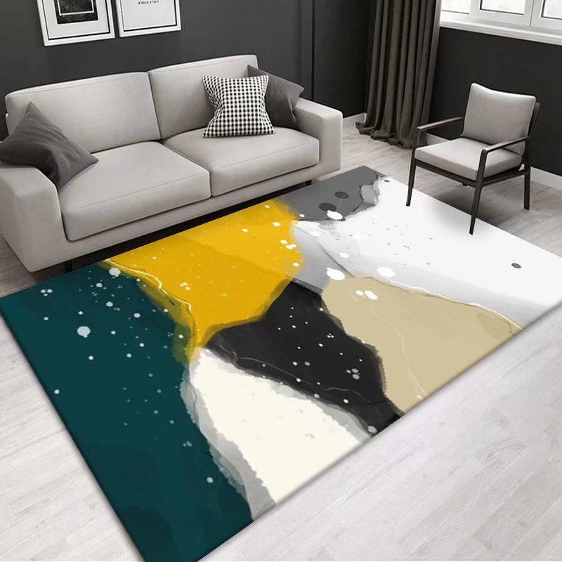 Modern Minimalist Cross-Border Carpet: Rectangular Rug for Living Room, Coffee Table, Bedroom, or Bedside.