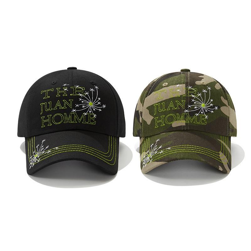 Niche street retro camouflage baseball cap female spring and summer sun protection outdoor ruffian handsome face small cap tide