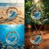 Creative Wave Pendant Necklace Ocean Style Spindrift Jewelry Sea Oath Necklace  Daily Wear