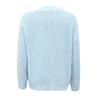 Women's Loose V-neck Large Size Buttons Cardigan Thick Line Sweater Blouse