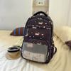 Cartoon Student Schoolbag Girls Animal Printed Backpack Large Capacity Backpack for Middle School Students