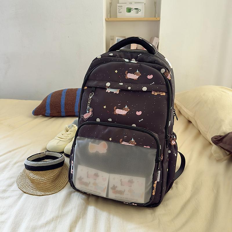 Cartoon Student Schoolbag Girls Animal Printed Backpack Large Capacity Backpack for Middle School Students