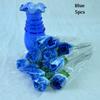 5pcs High Quality 8 Colors Simulated Rose DIY Party Decoration Festival Supplies Artificial Flowers Vintage Silk Rose Home Decor