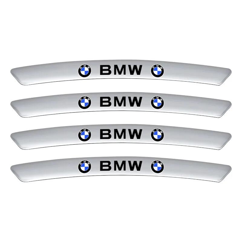XOFDE1 4Pcs Car Wheel Badge Sticker Emblem Decoration For BMW E36 E46 E90 E60 E39 F30 F10 F20 X5 E70 E53 G30 E91 E92 E93 E87 E83 F25