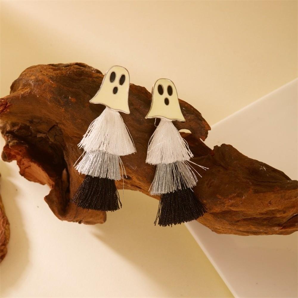 Luminous Ghost Ear Studs Gothic Style Pumpkin Dangle Earrings Halloween Earrings  Ear Accessories