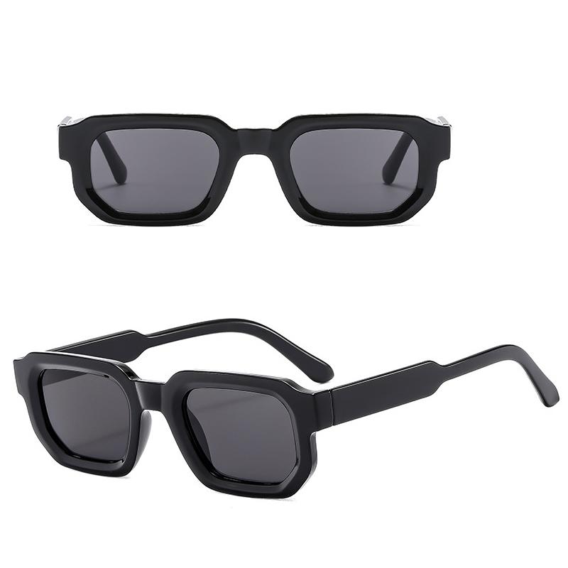 Retro New Style Square Small Frame Sunglasses Simple High-end Fashion Men Women's Sunshade Glasses
