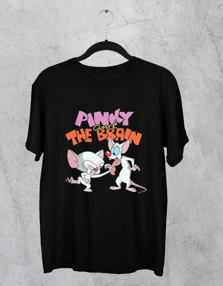 Pinky and the Brain T-Shirt Unisex Cotton Tee S M L XL 234XL YI61 XXL