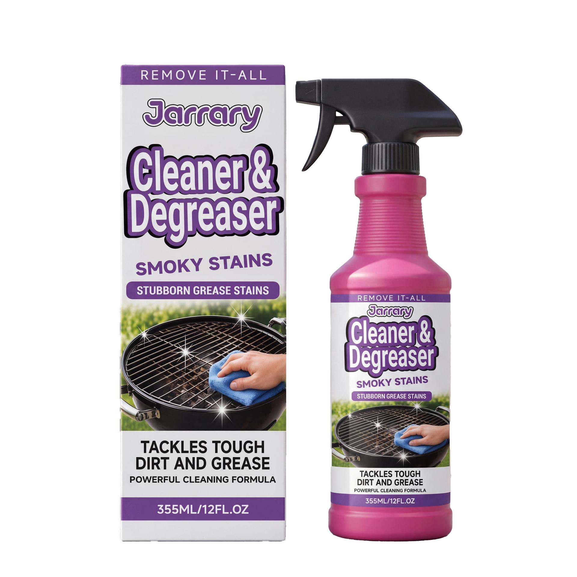 Jarrary Barbecue Grill Grate Stain & Grease Cleaner Spray