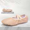 Ballettschuhe für Damen/Mädchen, flach, aus Leder, mit weicher Sohle, Tanzschuhe für Erwachsene, geeignet für Gymnastik, Bauchtanz, Yoga und Ballerinatraining