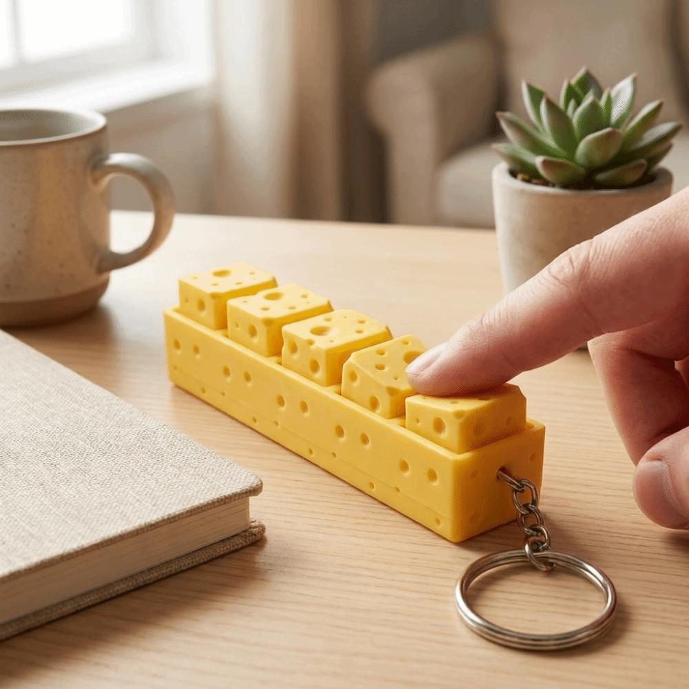 Clicking Sound Mini Keyboard Decompression Button Finger Toys Restless Mood Calming