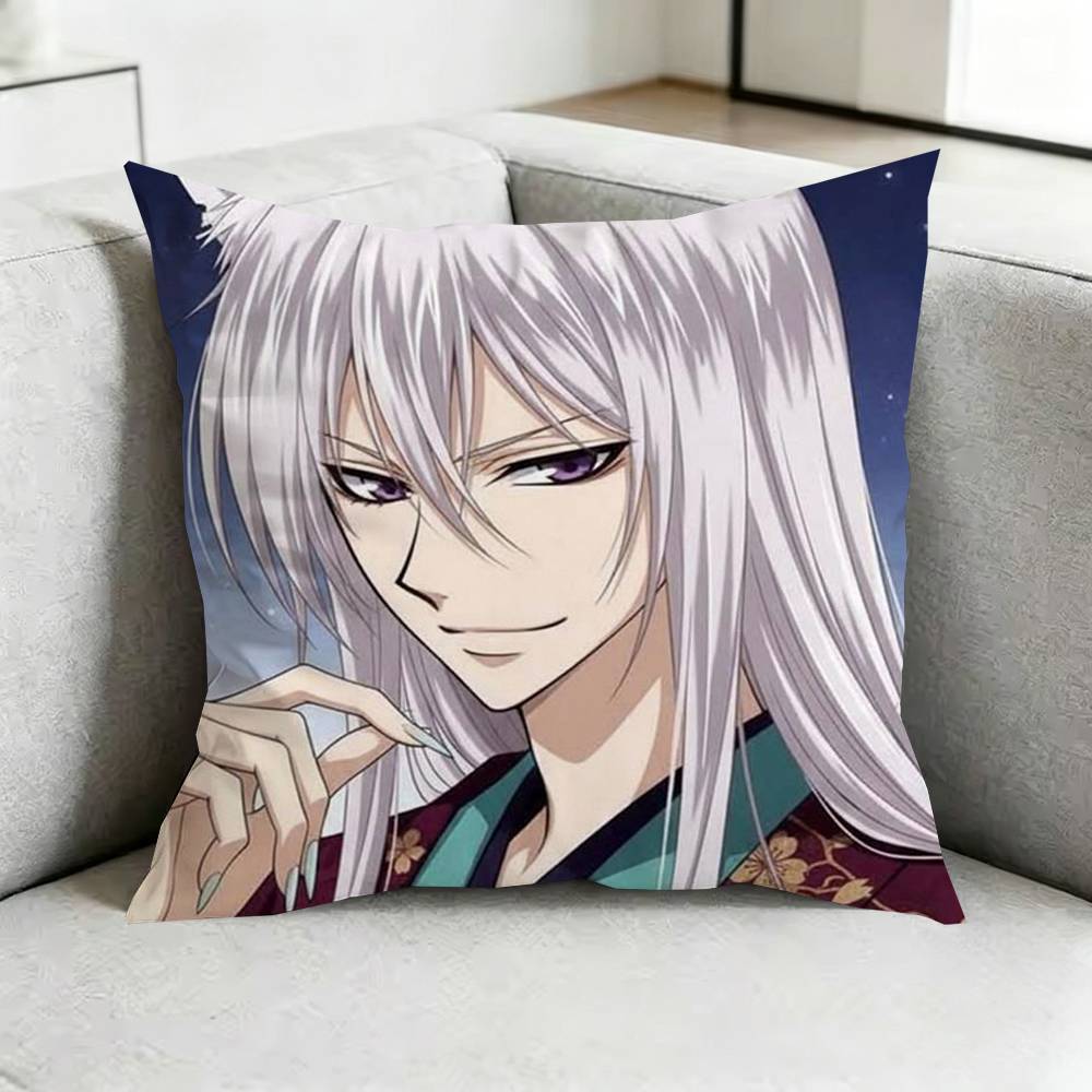 Kamisama K-Kiss Tomoe namami Pillow Case Square Double-Sided Sofa Cushion Cover Bedroom Bedside Pillow Gift