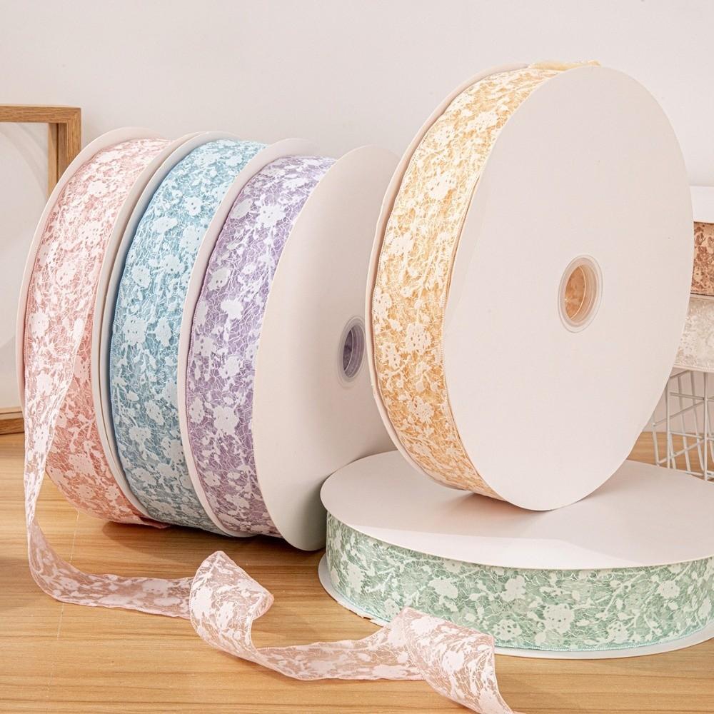 5cm Hollow Lace Ribbons 10 Yards Gifts Packaging Material New Chiffon Ribbon