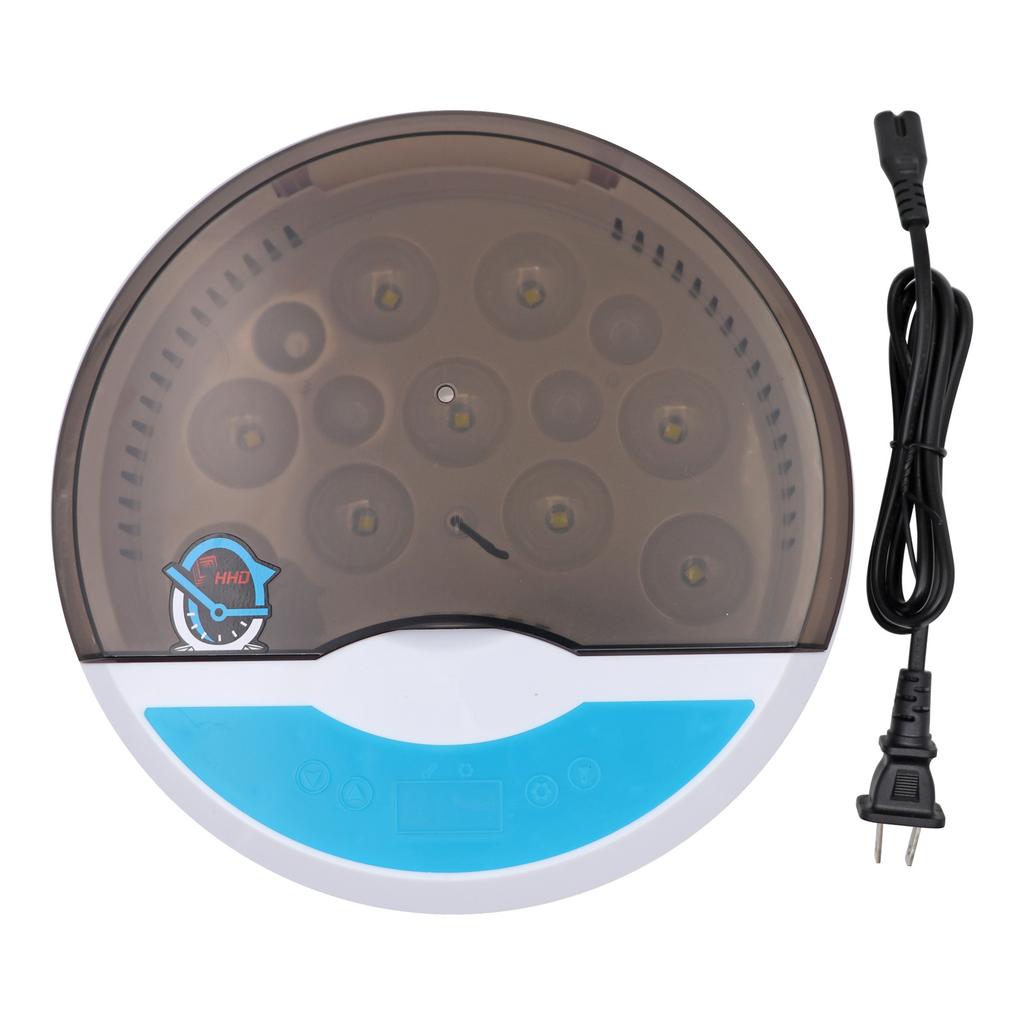 Mini 9 Egg Incubator Farm Hatching Digital Temperature Humidity Automatic Control Brooder Poultry Quail Chicken Duck Bird LED