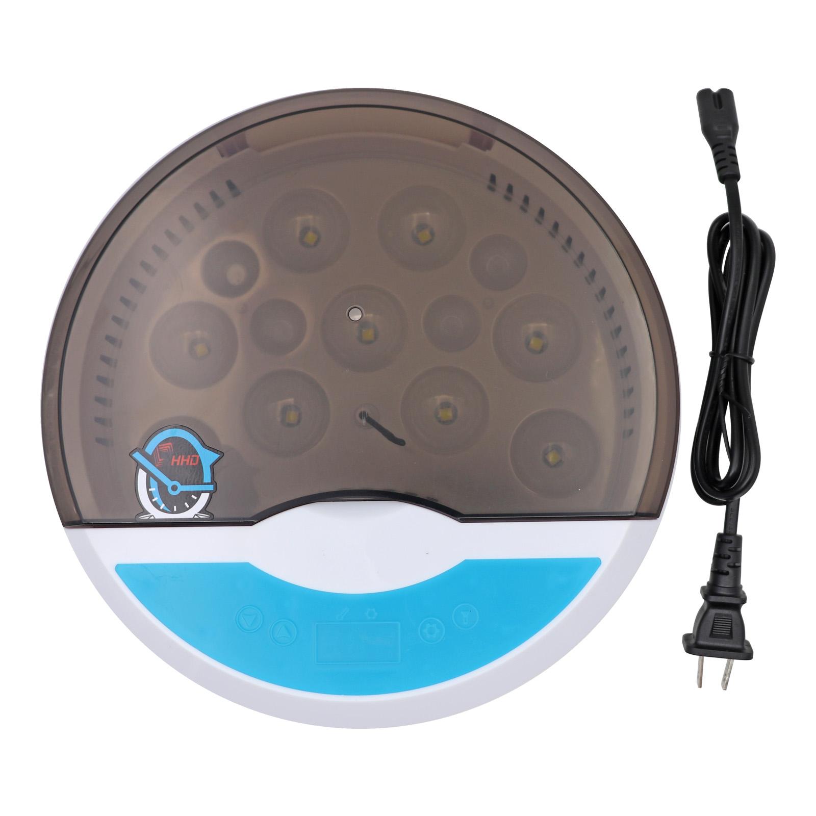 

Мини-инкубатор на 9 яиц Фермерский инкубатор Цифровой контроль температуры и влажности Автоматическое управление Брудер Птица Перепел Курица Утка Птица Светодиодный