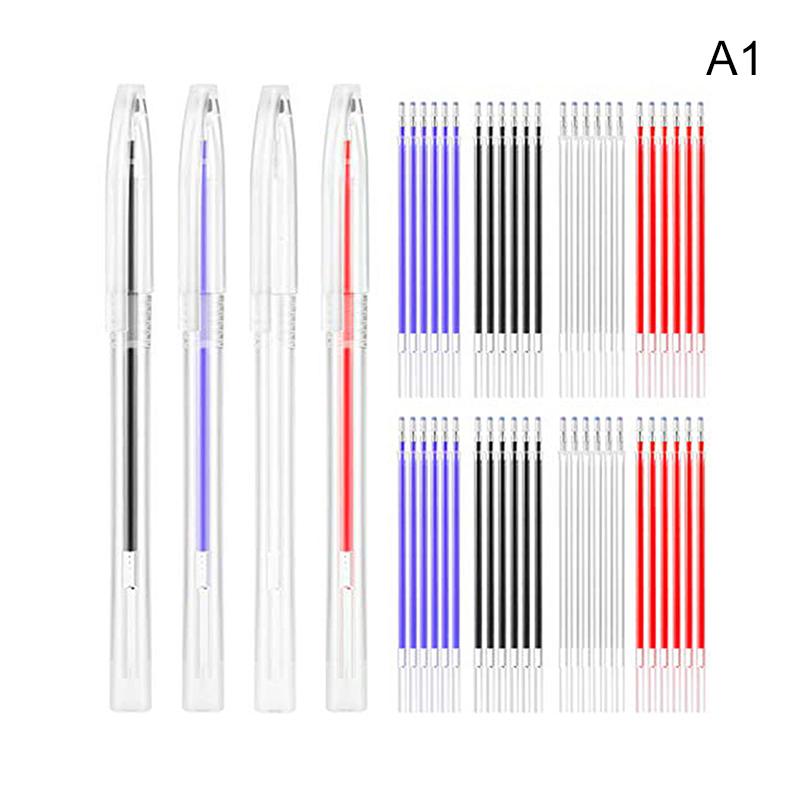 Hitzeauslöschbarer Markierstift Magischer Geheimstift mit Nachfülltinte für Stoff Leder Kleidung Nähen DIY Nähzubehör Basteln