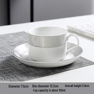 Shangqi Ceramic Coffee Cup and Saucer Set