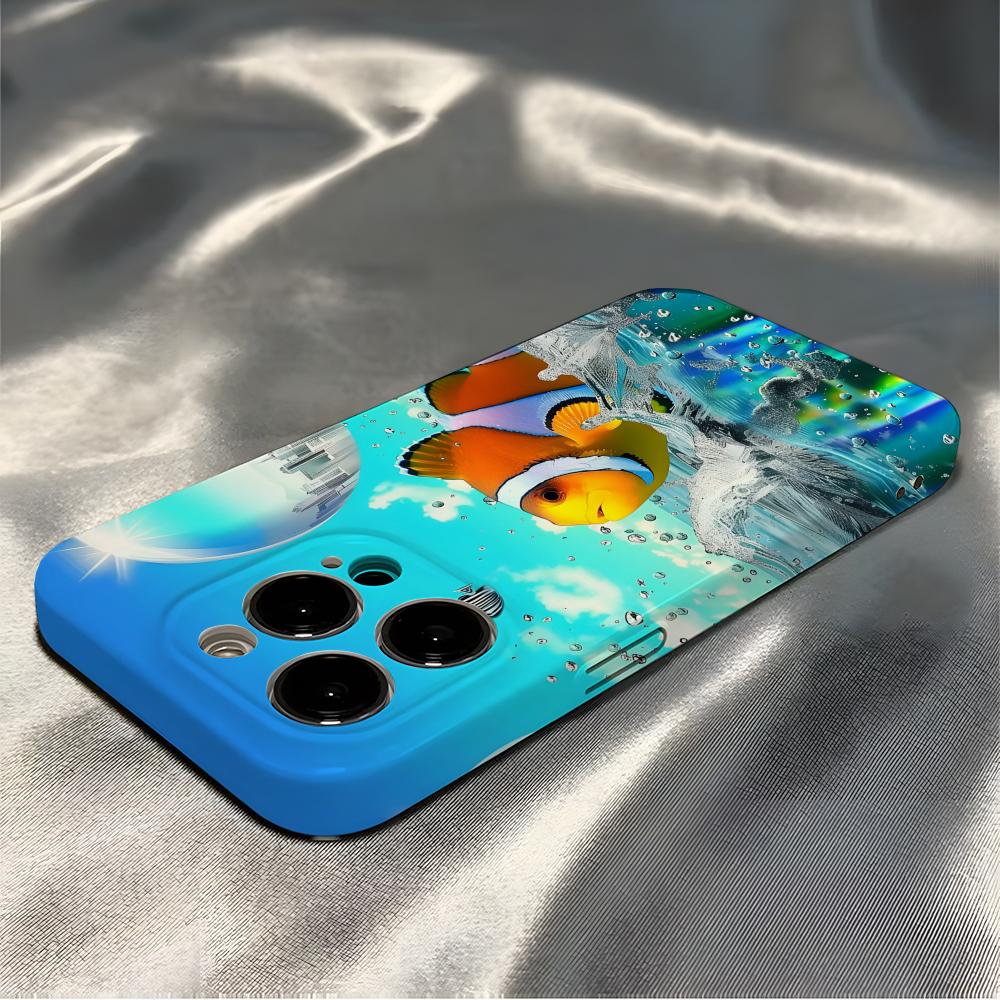 

Чехол для телефона Frutiger Aero для iPhone 16 Pro Max 15 14 13 12 11 Pro11 Mini 2025 16 Глянцевая HD пленка-чехол iPhone13