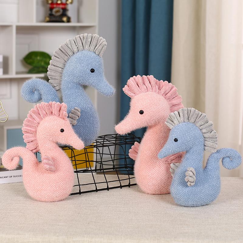 Plush Toy Angel Seahorse Marine Creature Creative Children's Doll Throw Pillow Gift Doll Machine Doll