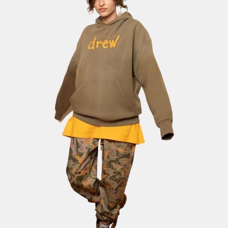 Drew House Scribble Oversized Hoodie 'Olive Green' Men's DR-FW22-106