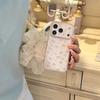 Kawaii Holographic Butterfly Glitter Clear Phone Case For iPhone 15 16 17 Pro Max INS Cute Large Window Shockproof Protective Co