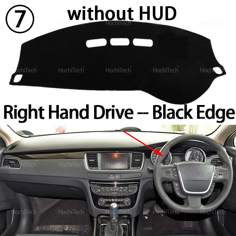 For Peugeot 508 508sw 508GT RXH 2010-2018 Dashboard Cover Dash Board Mat Carpet Pad Sunshade Cushion Car Visor Accessories