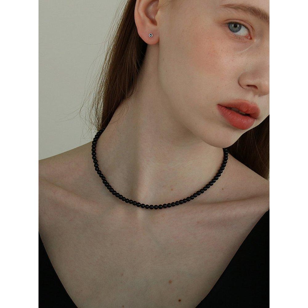 Black Onyx Necklace (4mm)