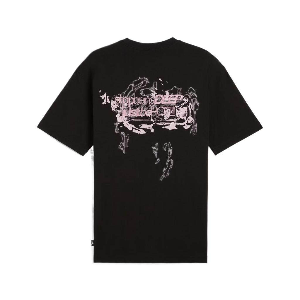 Puma Charlotte Rohde Series Módní Měkké K pokožce šetrné Všestranné Pánské topy s krátkým rukávem Černá 629415-01