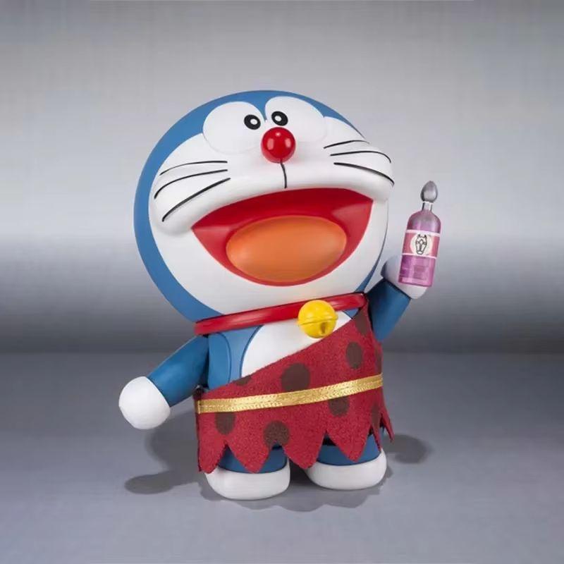 Bandai Doraemon Model Set Robot Series Elf Doraemon Movie 2016 Animation Character Building Block Set Decorative Action Toys Bir