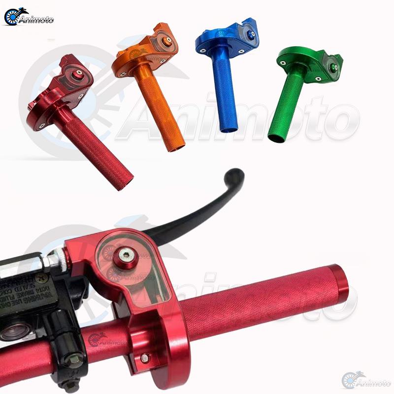 22mm Motorcycle Throttle Handle Grip Twist Quick Action Gas Throttle For Dirt Bike ATV Quad Bike Motorcycle Moped Scooter