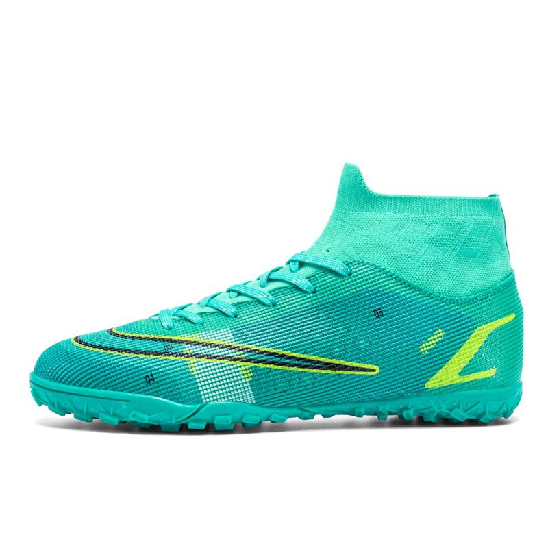 

Foreign trade football shoes, men s high-top AG long nails artificial turf TF broken nails assassin 14 youth training shoes 35