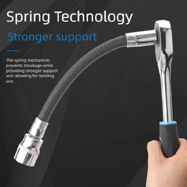 1/4 3/8 1/2inch Drive Socket Extension Rod Electric Wrench Flexible Shaft Hand Tool Home Replacement Set Spring Sleeve