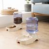 3.8L Automatic Pet Feeder Water Dispenser Dog Cat Auto Feeding Food container Water Bowl Drinking Fountain for Small Middle Dogs