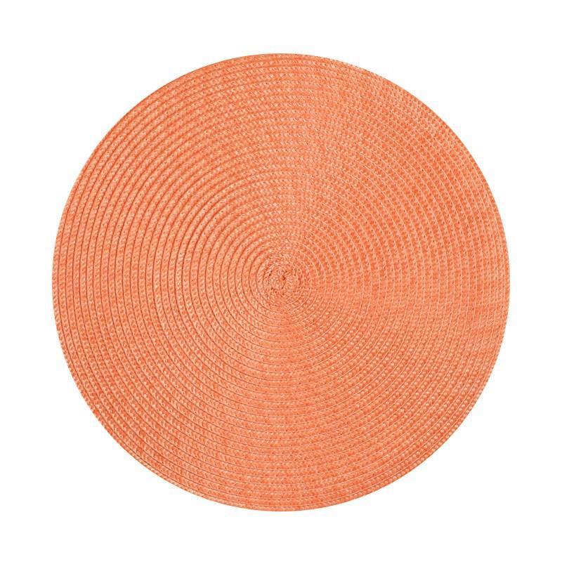 Round Woven Placemats Heat Resistant Non Slip For Kitchen Table Holiday Home Use
