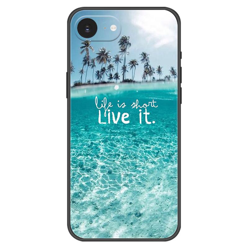 Phone Case For iPhone 16E iPhone16E SE 2025 SE4 5G Cases Soft Silicone Cover For iPhone SE4 Fashion Case Full Protector Shells