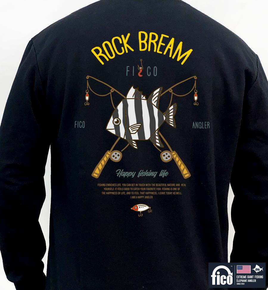 DOLDOL Fico-Mtm-232 Extreme Fishing Brand Pico Graphic Sweatshirt Long Sleeve