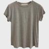 T-shirt a maniche corte in modal - da donna, vestibilità slim, tinta unita, top base versatile