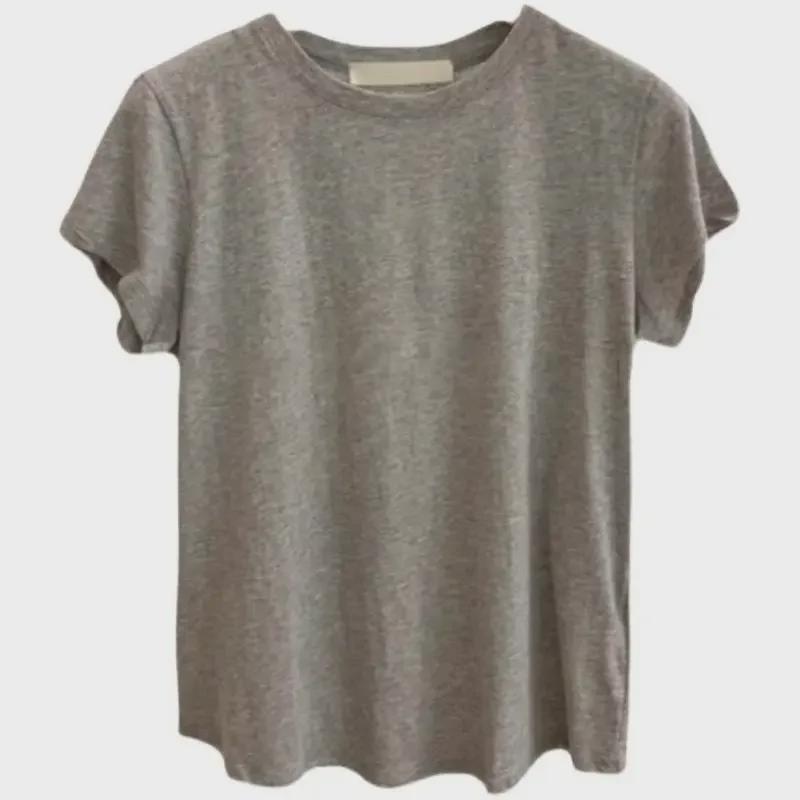 T-shirt a maniche corte in modal - da donna, vestibilità slim, tinta unita, top base versatile
