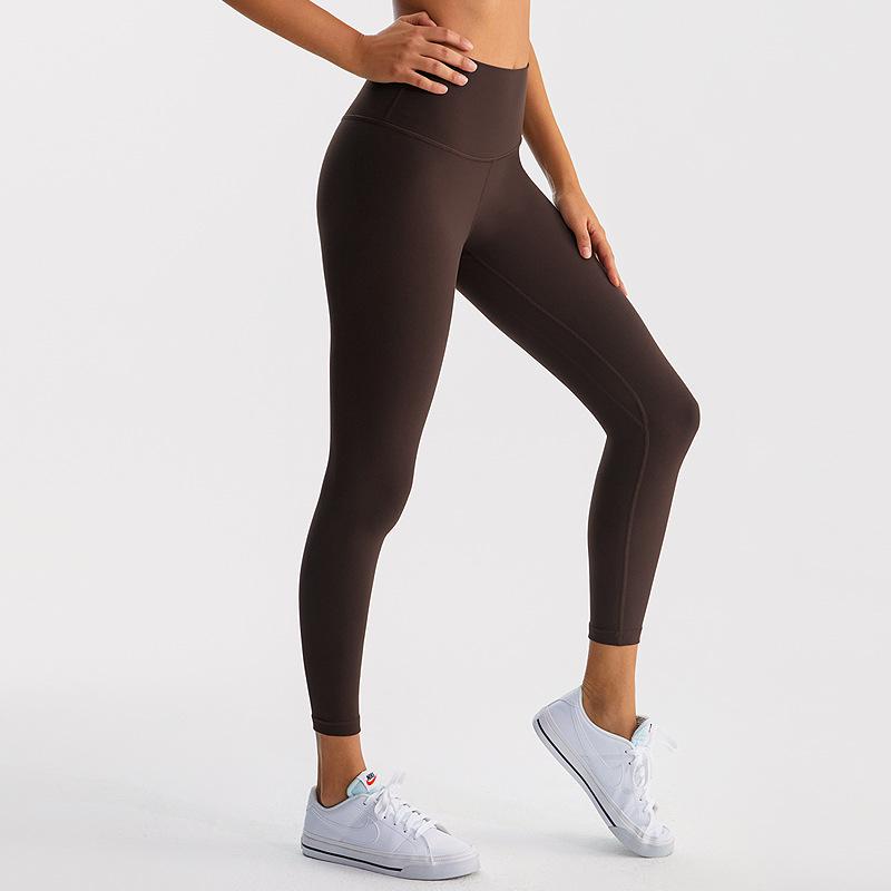 Neue High-Waist Yoga-Hose mit Nude-Gefühl: Damen-Leggings mit Hüftlift, Bauchkontrolle und Feuchtigkeitsableitung