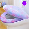 Thick Coral Velvet Luxury Toilet Seat Covers Set of Soft Warm One / Two-piece Toilet Case Waterproof Bathroom WC Covers