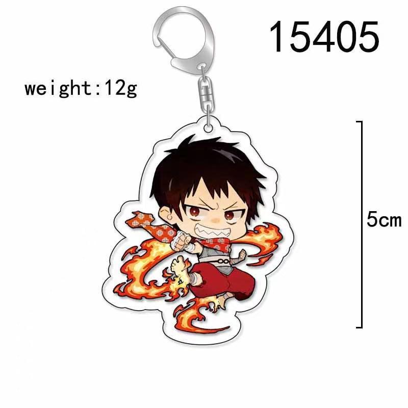 Fire Force: Shinra, Akitaru, Maki, Alice Acrylic Keychain