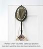 Yamazaki Smart Door Hanger, Long, Black, Approx. W1.5 X D9 X H54cm, Hat Hanger, Bag Storage, Door Hook, 7646