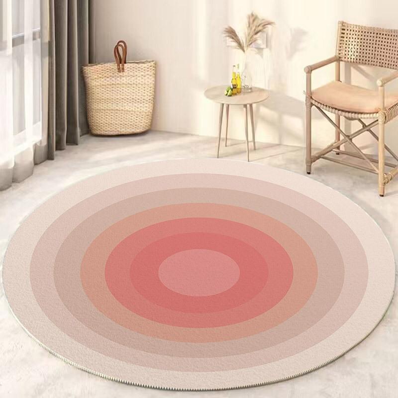 

Круглый скандинавский коврик для входной двери, ковер для всей семьи, мягкий коврик для ног в ванной, приветственный коврик diameter 200CM