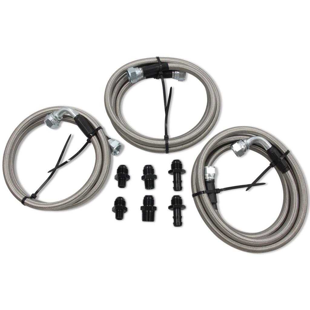 47RE Transmission Cooler Lines Kit Heavy Duty Fits for Dodge Ram Cummins 5.9L 1996-2002
