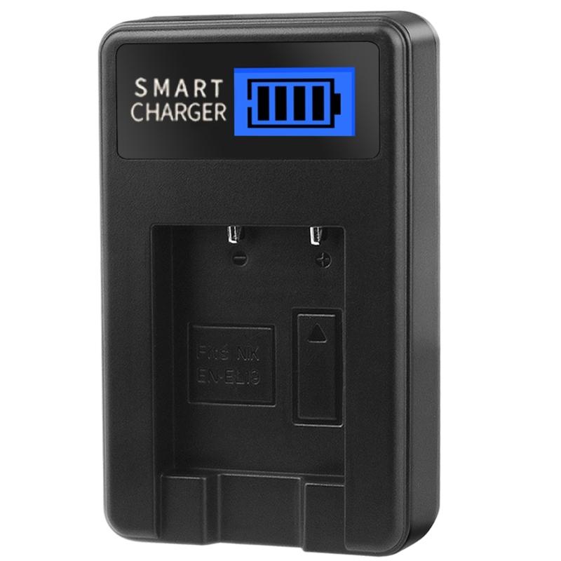 EN-EL19 LCD USB Charger for S100 S2500 S2550 S2600 S2700 S2750 S2800 S3100 S3200 S33 S3300 S3400 S3500 S4100