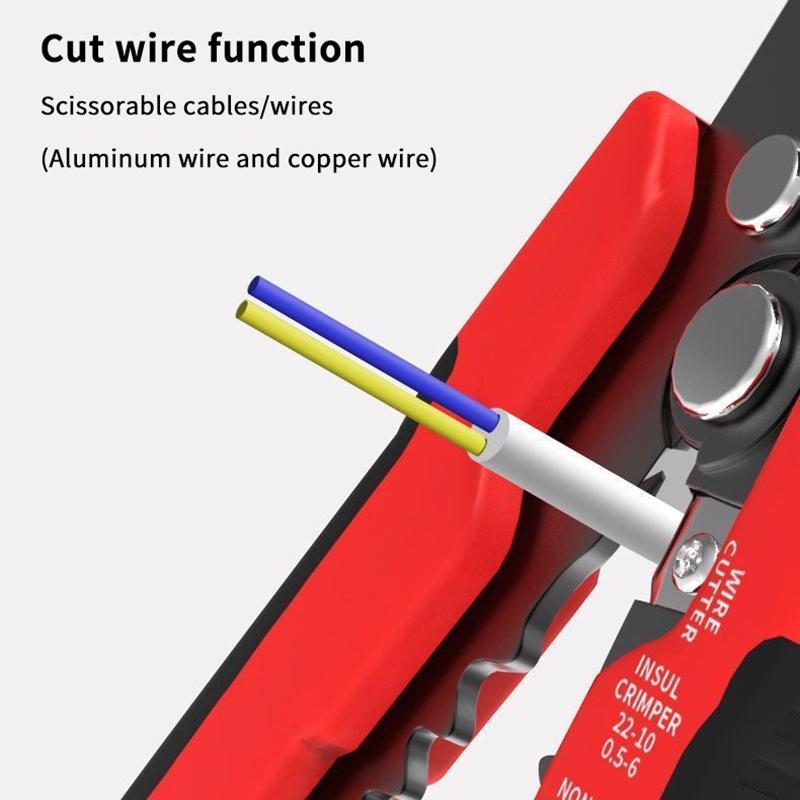 Self-Adjusting Wire Stripper Multifunctional Electrician Tool Stripping Pliers Electrician Crimping Tools