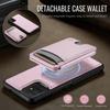 For Samsung Galaxy A51 4G SM-A515 Magnetic Case JEEHOOD J10 Leather Back Phone Cover with Detachable Card Holder Kickstand